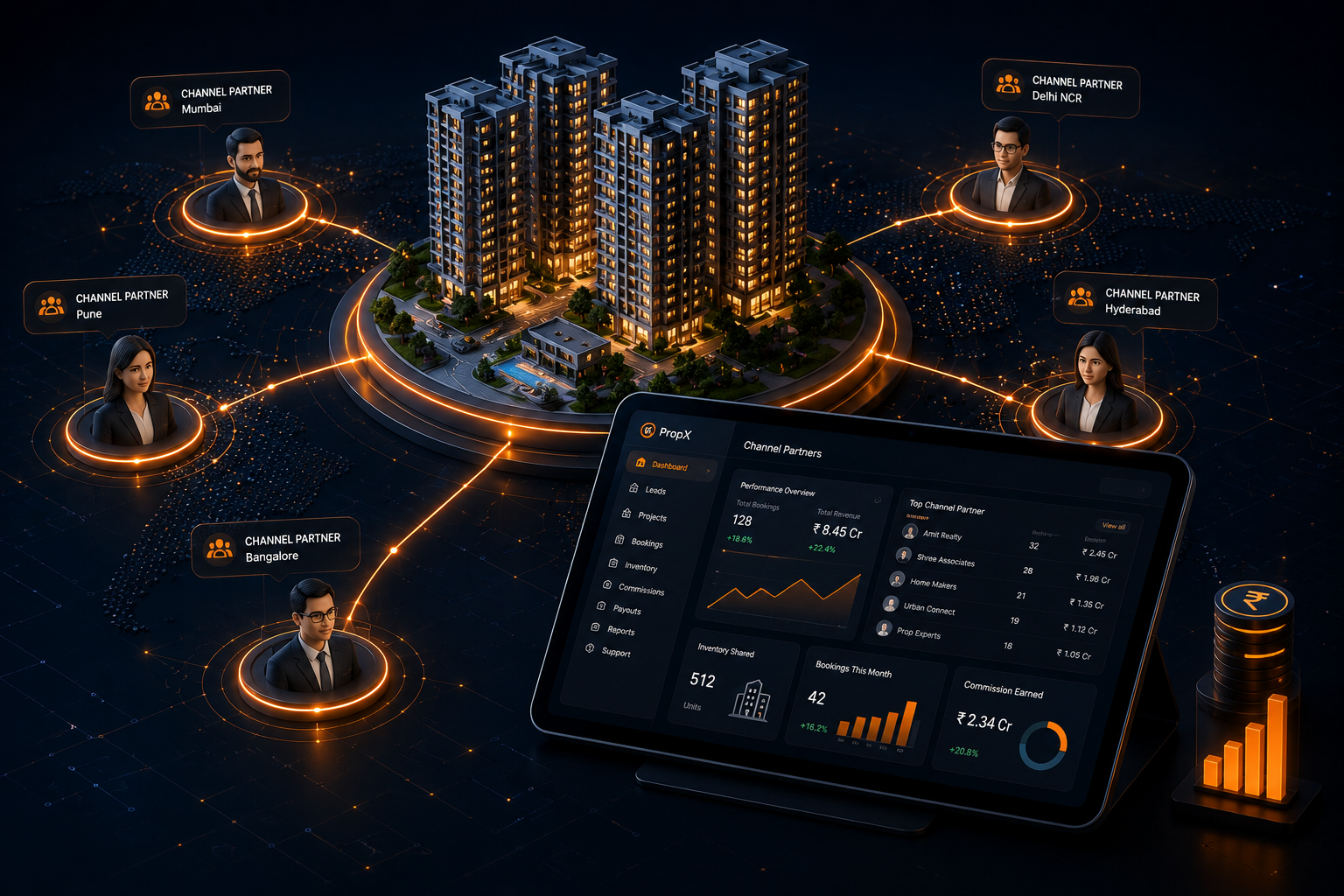 Real estate technology platform — marketing to post-sales